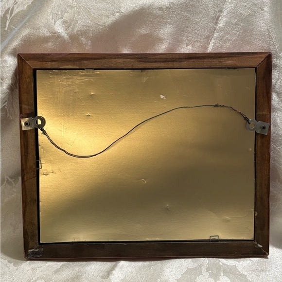 Vintage Charming Pink Framed Fiber Art - Picture 4 of 6